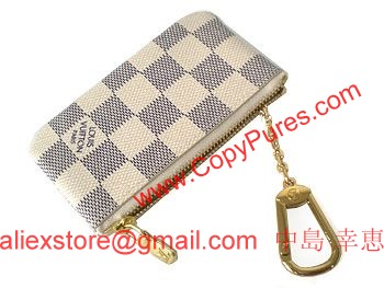 LOUIS VUITTON　ルイヴィトン　ダミエ・アズール　LV　キーコインケース　ポシェット・クレ　N62659　